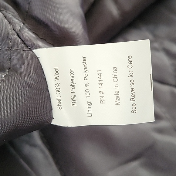 Alpine Swiss womens gray wool blend coat sz 2x - Picture 6 of 8